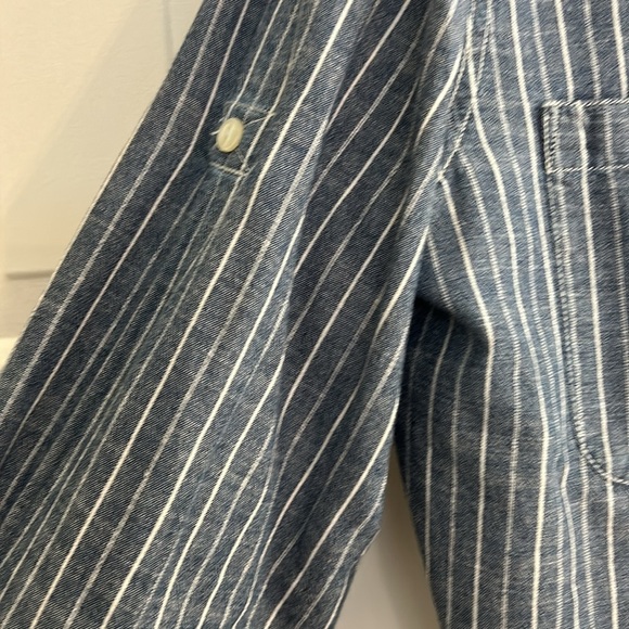 LAUREN RALPH LAUREN COTTON BUTTON DOWN SHIRT LARGE - Picture 8 of 12